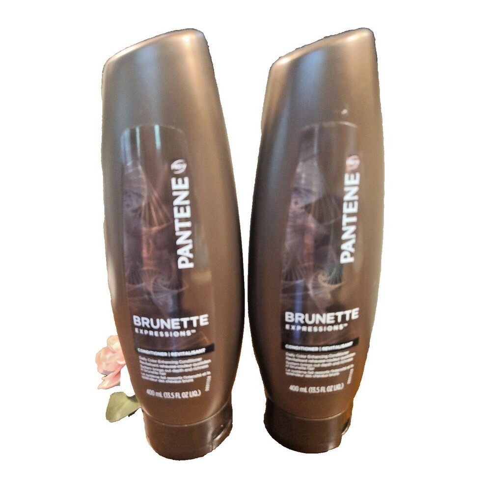 2 Pantene Pro-V BRUNETTE Expressions Daily Color Enhancing CONDITIONER 13.5 oz